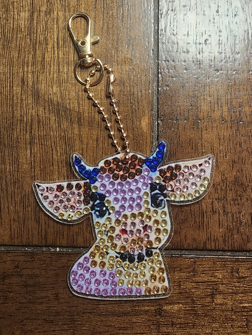Cute Baby Cow Keychain